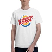 Burger King Logo MenS Basic Short Sleeve T-Shirt Fashion White Small