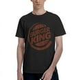 thumbnail image 1 of Burger King Logo Men'S Basic Short Sleeve T-Shirt Vogue Black Small, 1 of 8