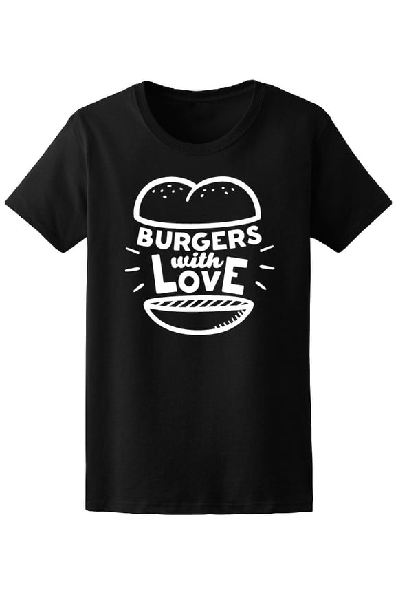 Burger Logo With Love Tee Men's -Image by Shutterstock