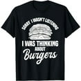 thumbnail image 1 of Burger Lovers Fast Food Sandwich Hamburger T-Shirt, 1 of 5