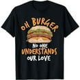thumbnail image 1 of Burger Lovers Fast Food Snacks Hamburger T-Shirt, 1 of 5
