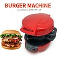 thumbnail image 1 of Burger Maker Hamburger Press Patty Maker Non-Stick Multifunction Beef BurgerOmelette Steak Breakfast Machine US Plug, 1 of 8