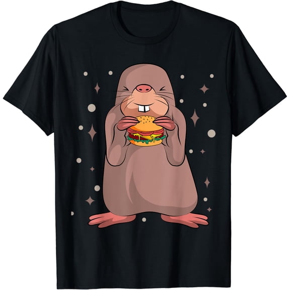 Burger Mole Hamburger Fast Food Lover T-Shirt