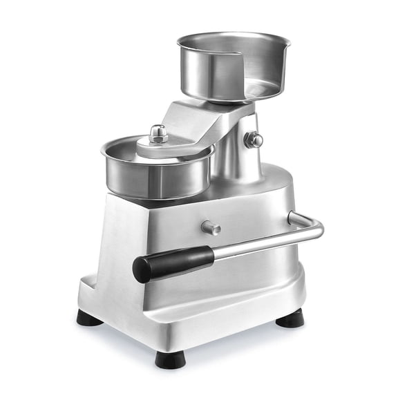 Burger Patty Maker 4 inch, Stainless Steel Hamburger Press Machine, 1000 Patty Papers Included, Heavy Duty Meat Forming Tool for Restaurant & Home