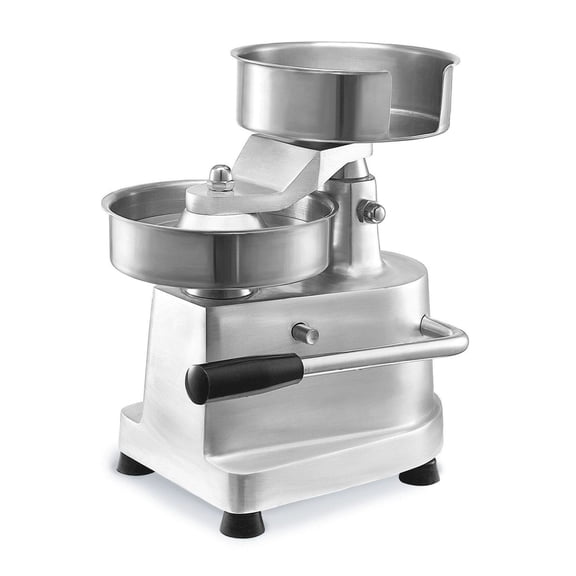 Burger Patty Maker 6 Inch, Stainless Steel Hamburger Press Machine, 1000 Patty Papers Included, Heavy Duty Meat Forming Tool for Kitchen & Commercial Use