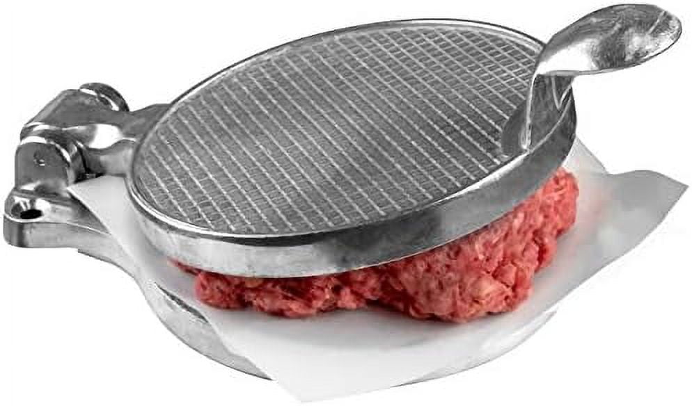 Burger Press 4.5In. Nonstick Cast Aluminum Patty Maker Presses 1/4 Lb