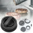 thumbnail image 1 of Burger Press Patty Maker, Round Non-Stick Stuffed Hamburger Press Accessories Smashed Hamburger Press Patty Burger Meat Sausage Beef Maker Mold Kitchen Gadgets for Grilling (1 Pack, Black), 1 of 7