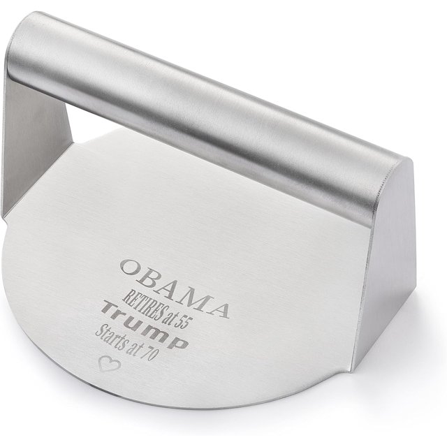 Burger Press Smasher, Kaloo Stainless Steel 5.5 Inch Round Smash Burger