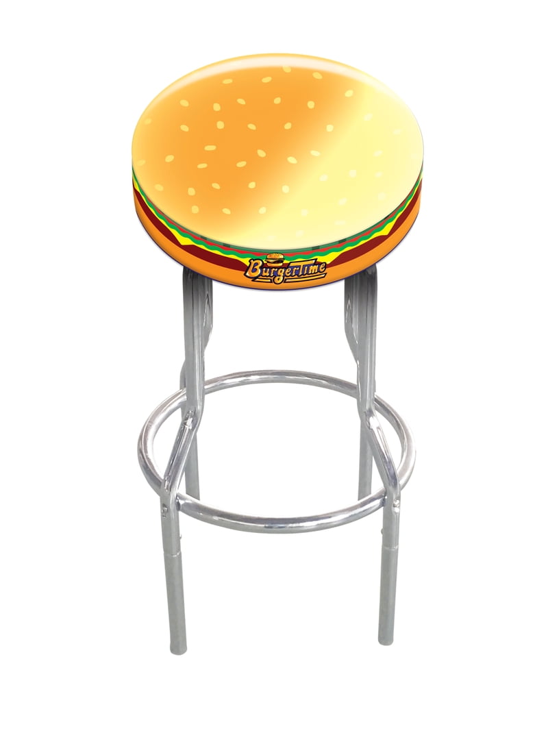 Arcade1Up, Burger Time Adjustable Arcade Stool, 21.5