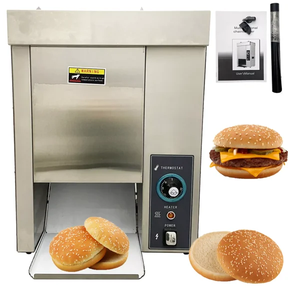 Burger Toaster Chain Toaster Commercial Vertical Small Automatic 110V