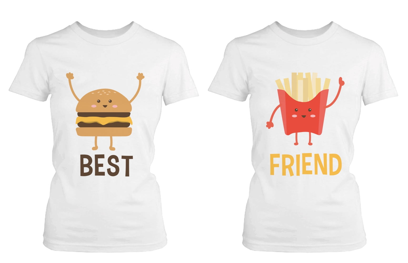 Hamburger Fries Best Friend Shirts  Best Friends Burger Fries Shirt -  Tshirt Women - Aliexpress