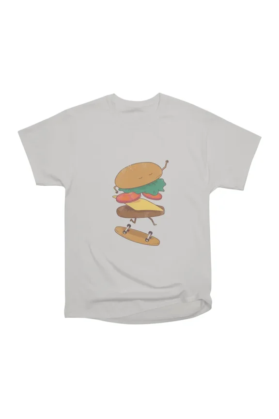 Burger flip T-Shirt Tee Gift For Him Merch For Her Apparel For Friend