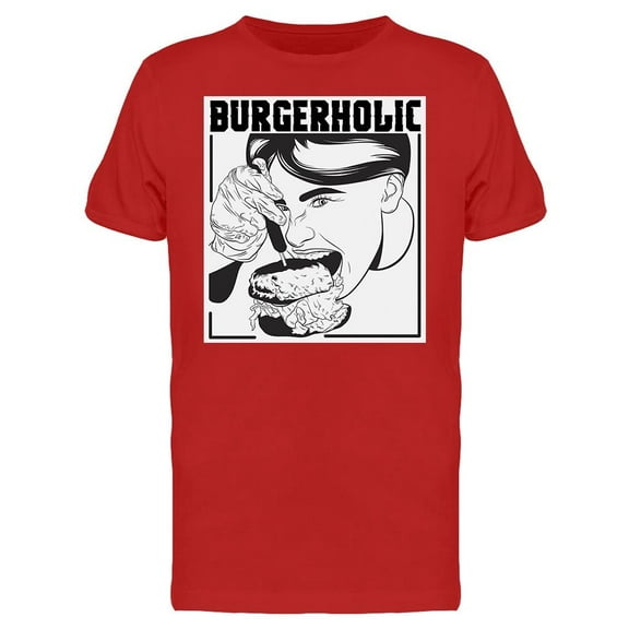 Burgerholic T-Shirt Men -Image by Shutterstock, Male Large