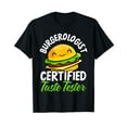 thumbnail image 1 of Burgerologist Burger Hamburger Foodie Buns Cheeseburger T-Shirt, 1 of 5