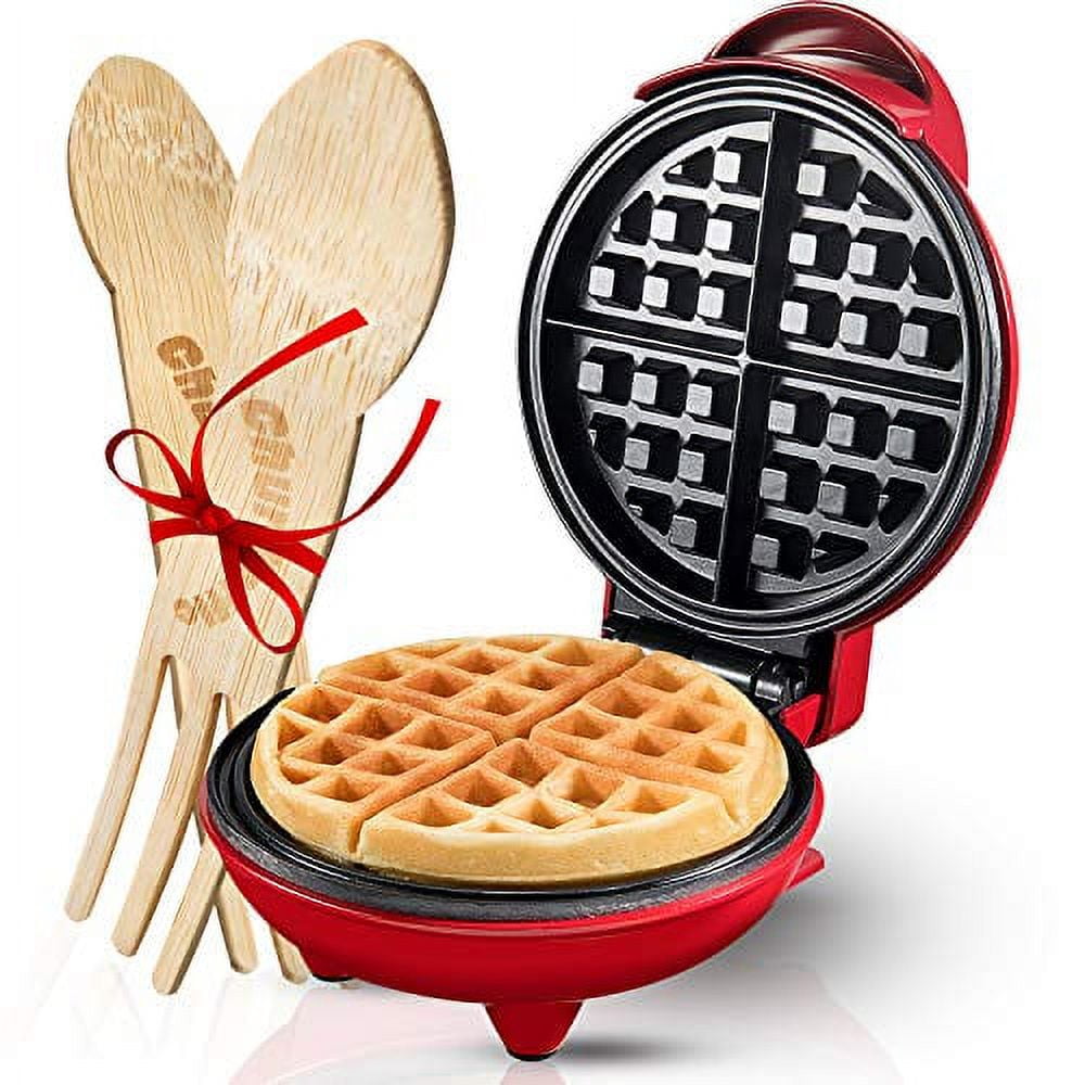 Buy Mini Waffle Maker 4KATHIYAWADI Inch- 350 Watts: Stainless