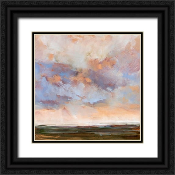 Burggraaf, Stella 26x26 Black Ornate Wood Framed with Double Matting Museum Art Print Titled - At Sea