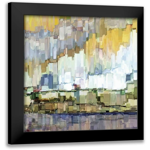 Burghardt, James 12x12 Black Modern Framed Museum Art Print Titled - Glacier Bay I