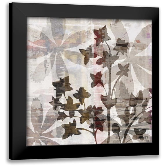 Burghardt, James 12x12 Black Modern Framed Museum Art Print Titled - Wallflower III