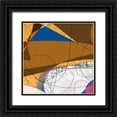 thumbnail image 1 of Burghardt, James 12x12 Black Ornate Wood Framed with Double Matting Museum Art Print Titled - Tangled I, 1 of 4