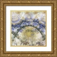 thumbnail image 1 of Burghardt, James 12x12 Gold Ornate Wood Framed with Double Matting Museum Art Print Titled - Bedouin Map III, 1 of 4