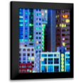 thumbnail image 1 of Burghardt, James 12x14 Black Modern Framed Museum Art Print Titled - Metropolitain II, 1 of 5