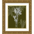 thumbnail image 1 of Burghardt, James 12x14 Gold Ornate Wood Framed with Double Matting Museum Art Print Titled - Jewel Stems II, 1 of 4