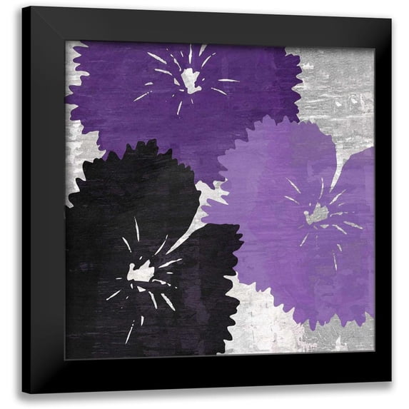 Burghardt, James 15x15 Black Modern Framed Museum Art Print Titled - Bloomer Squares IX