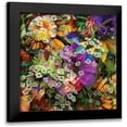 thumbnail image 1 of Burghardt, James 15x15 Black Modern Framed Museum Art Print Titled - Embellished Eden Tile II, 1 of 5