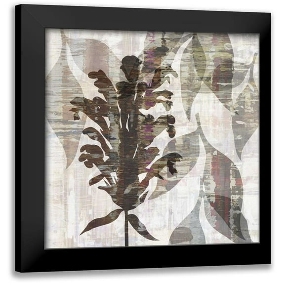 Burghardt, James 15x15 Black Modern Framed Museum Art Print Titled - Wallflower IV