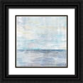 thumbnail image 1 of Burghardt, James 15x15 Black Ornate Wood Framed with Double Matting Museum Art Print Titled - Coastal Tile, 1 of 4