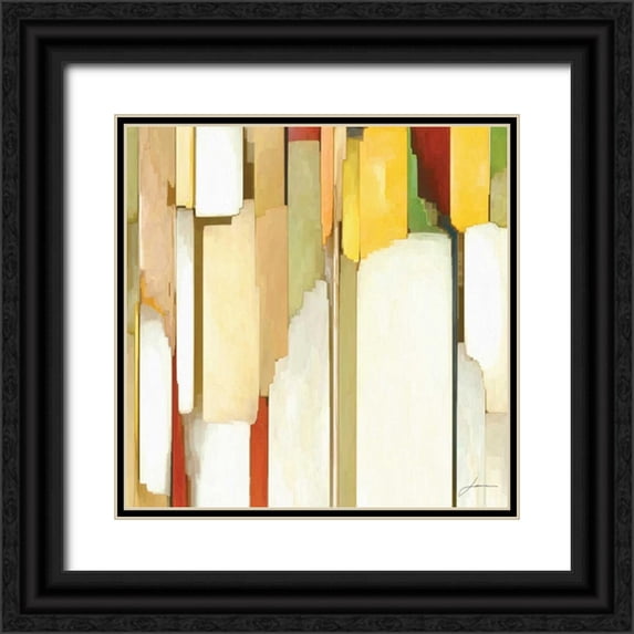 Burghardt, James 15x15 Black Ornate Wood Framed with Double Matting Museum Art Print Titled - Monument II