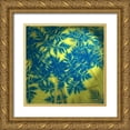 thumbnail image 1 of Burghardt, James 15x15 Gold Ornate Wood Framed with Double Matting Museum Art Print Titled - Under Brush II, 1 of 4