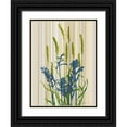 thumbnail image 1 of Burghardt, James 15x18 Black Ornate Wood Framed with Double Matting Museum Art Print Titled - Strip Garden I, 1 of 4