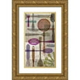 thumbnail image 1 of Burghardt, James 15x24 Gold Ornate Wood Framed with Double Matting Museum Art Print Titled - On the Table I, 1 of 4