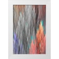 thumbnail image 1 of Burghardt, James 17x24 White Modern Wood Framed Museum Art Print Titled - Brush Panels II, 1 of 4