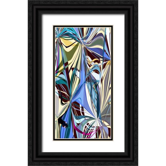 Burghardt, James 18x32 Black Ornate Wood Framed with Double Matting Museum Art Print Titled - Access II