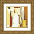 thumbnail image 1 of Burghardt, James 20x20 Gold Ornate Wood Framed with Double Matting Museum Art Print Titled - Monument IV, 1 of 4
