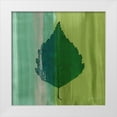 thumbnail image 1 of Burghardt, James 20x20 White Modern Wood Framed Museum Art Print Titled - Silver Leaf Tile VI, 1 of 4