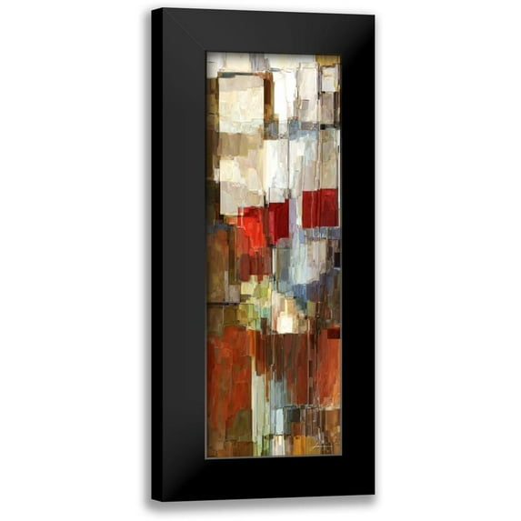 Burghardt, James 7x14 Black Modern Framed Museum Art Print Titled - Rock IV