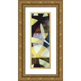 thumbnail image 1 of Burghardt, James 7x14 Gold Ornate Wood Framed with Double Matting Museum Art Print Titled - Elliptic Path I, 1 of 4