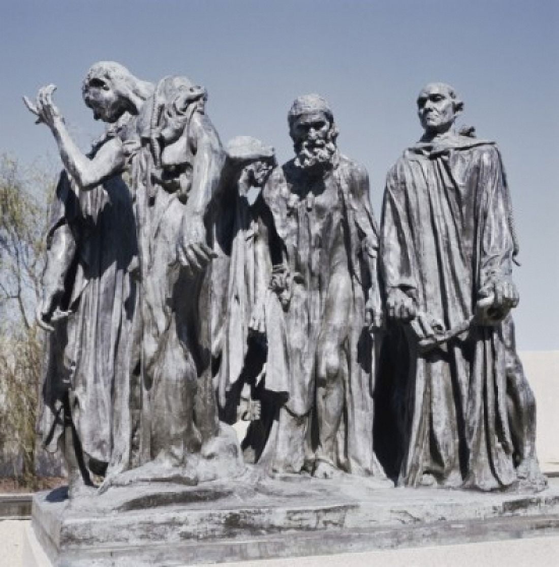 Burghers of Calais Auguste Rodin 1840-1917 French Hieshhorn Museum and Sculpture Garden Canvas Art - Auguste Rodin (24 x 36)