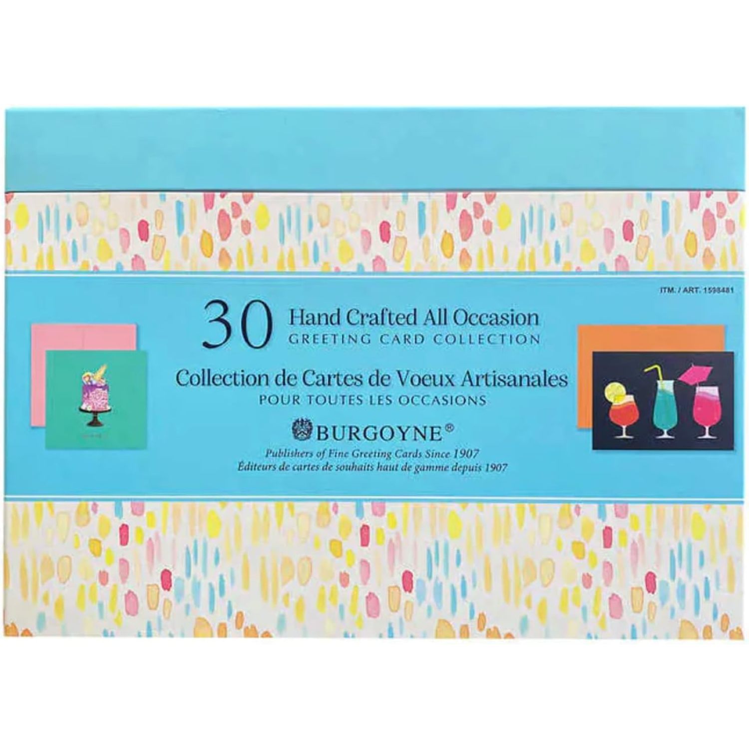 Burgoyne Handmade Embellished Decorative All Occasion Greeting Card