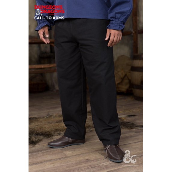 Burgschneider - Dungeons & Dragons Bard Trousers Black (size: XL )