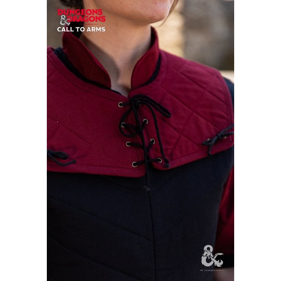Burgschneider - Dungeons & Dragons Fighter Gorget Bordeaux (size: M )