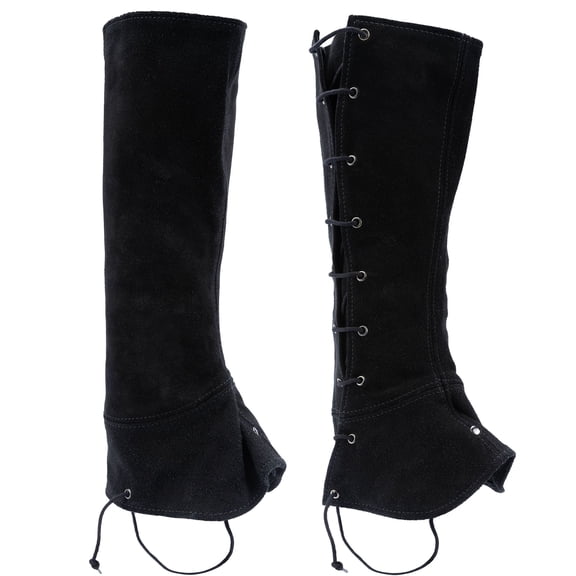 Burgschneider - Dungeons & Dragons Leather Gaiters Type 1 Black (size: Standard )