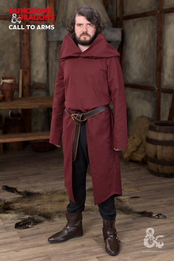 - Dungeons & Dragons Paladin Hooded Tunic Bordeaux (size: S )