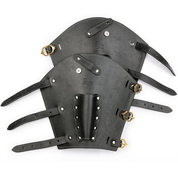 Burgschneider - Dungeons & Dragons Rogue Leather Bracers Black (size: S/M )