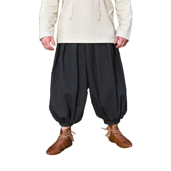 Burgschneider - Rus Pants Borys Herringbone Black/Grey (size: XL )