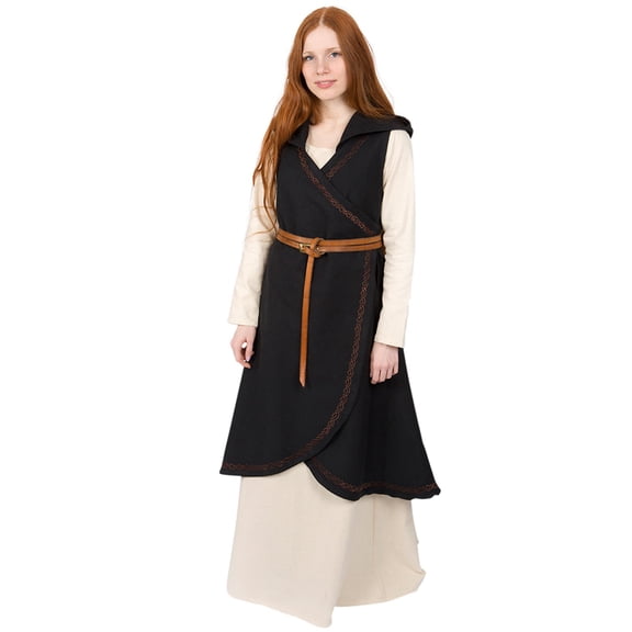 Burgschneider - Wrap Dress Dala Black (size: XXS/XS )