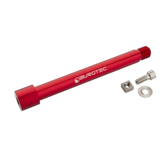 Burgtec Fox Fork 2021+ Axle, 15x110mm, Race Red